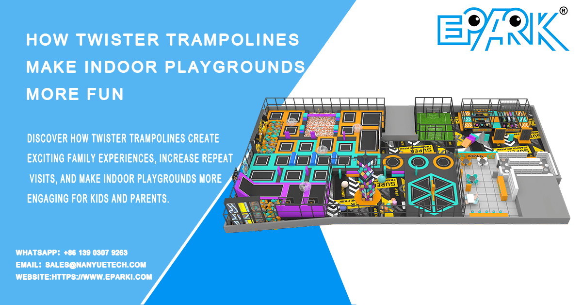 How Twister Trampolines Make Indoor Playgrounds More Fun