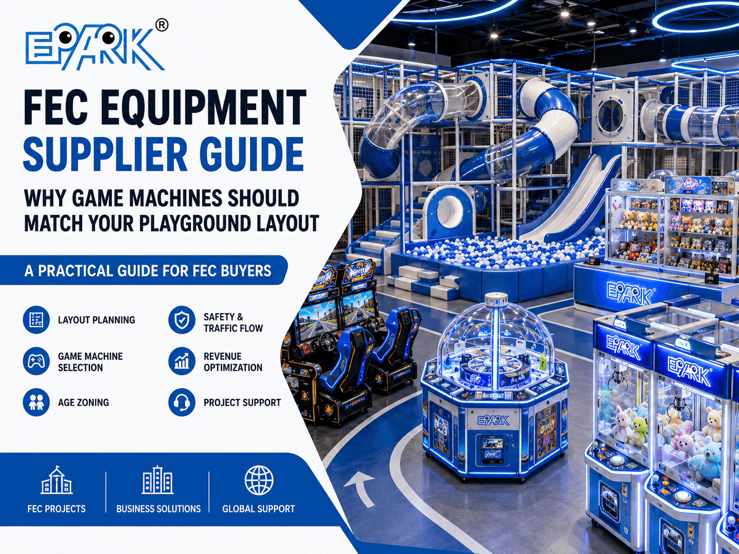FEC Equipment Supplier Guide: Why Game Machines Should Match Your Playground Layout