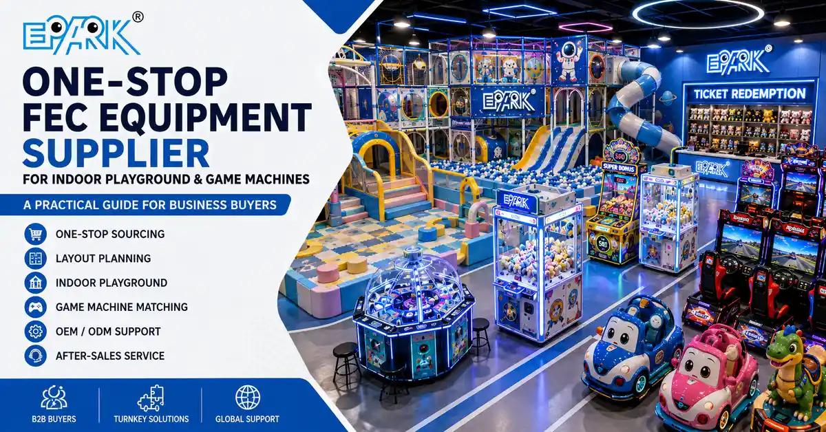 One-Stop FEC Equipment Supplier: Indoor Playground and Game Machines Together