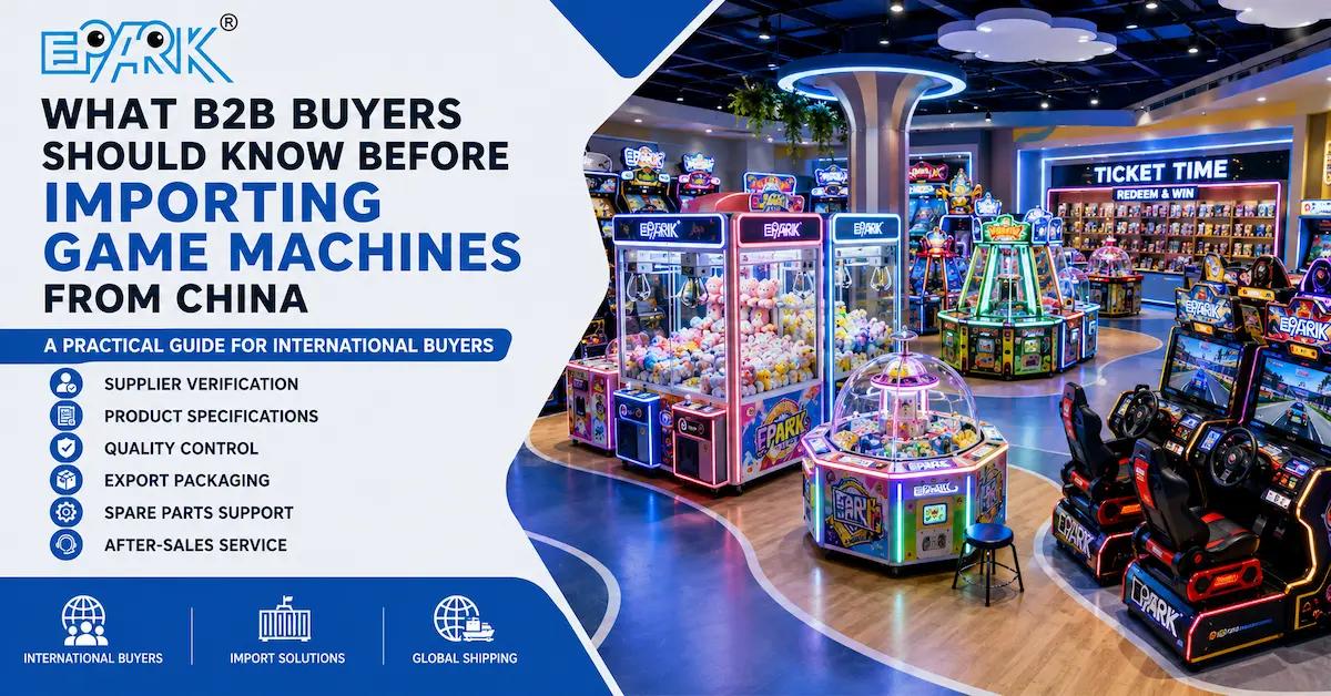 What B2B Buyers Should Know Before Importing Game Machines from China