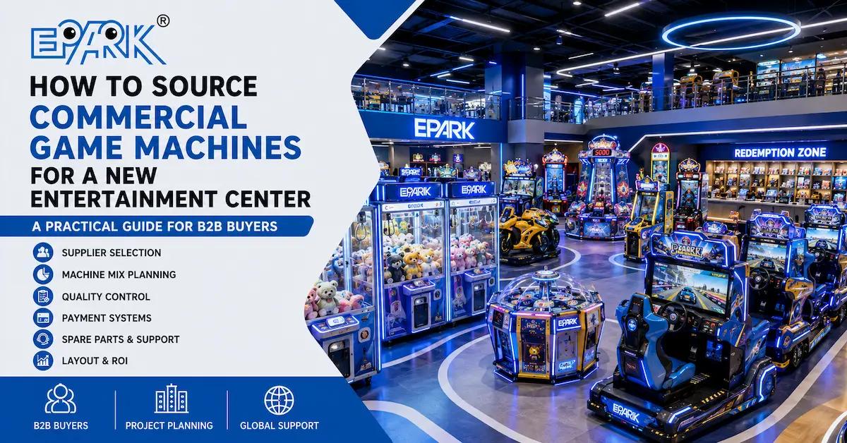 How to Source Commercial Game Machines for a New Entertainment Center