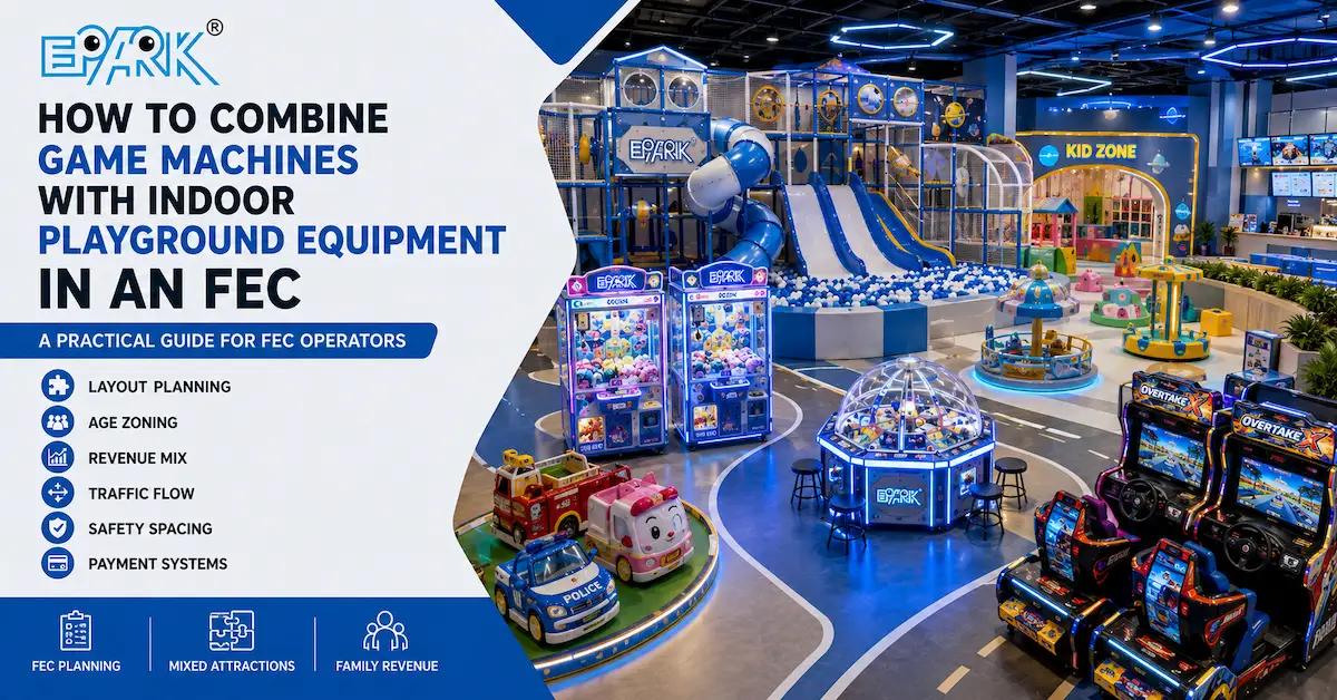 How to Combine Game Machines with Indoor Playground Equipment in an FEC