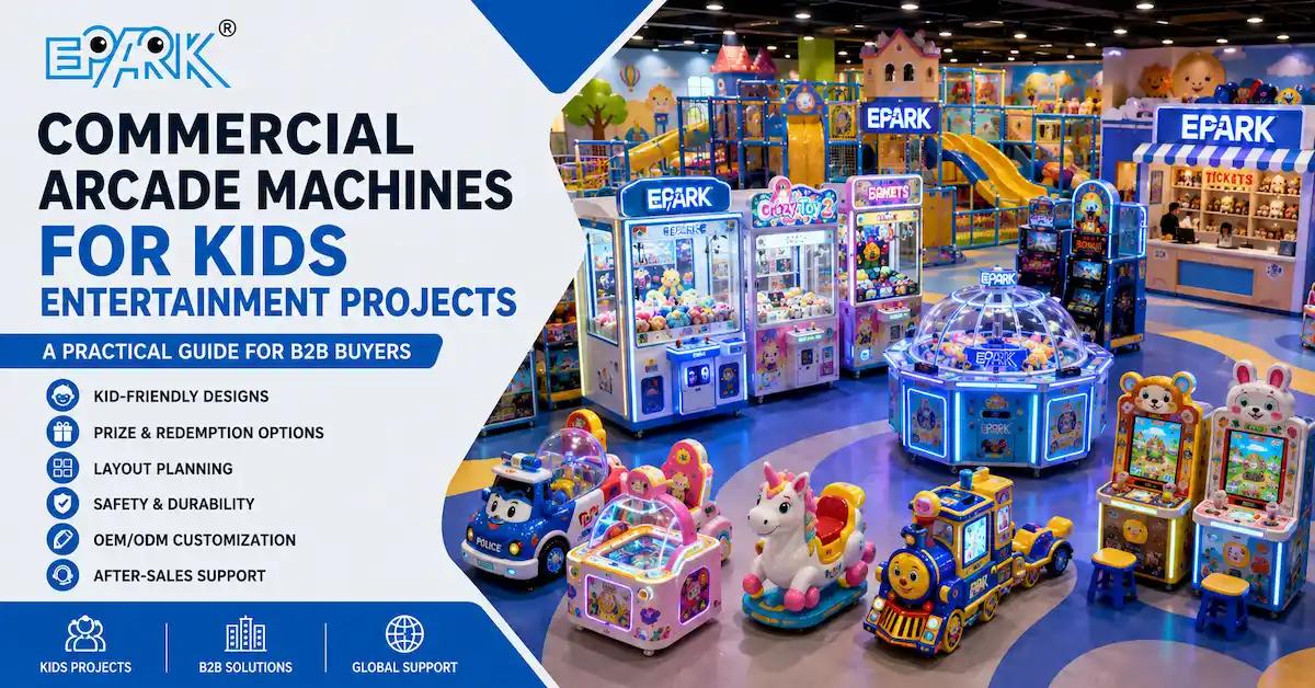 Commercial Arcade Machines for Kids Entertainment Projects