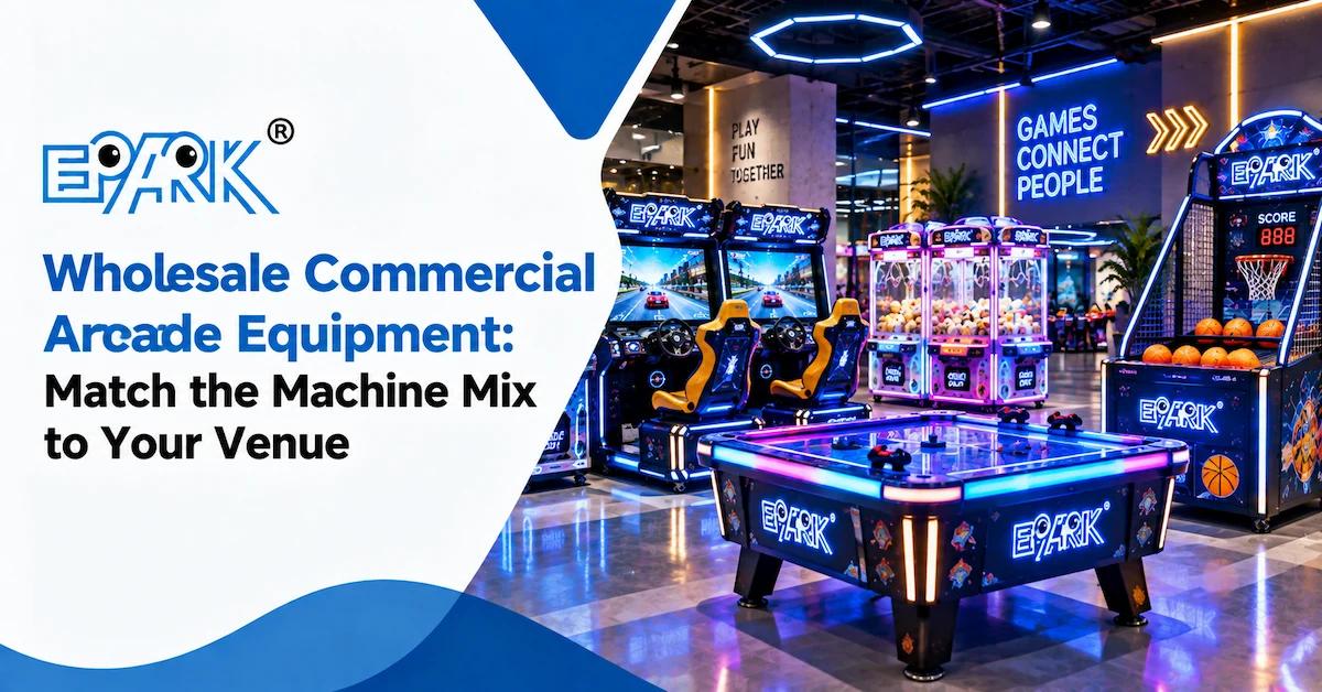 Wholesale Commercial Arcade Equipment: Match the Machine Mix to Your Venue