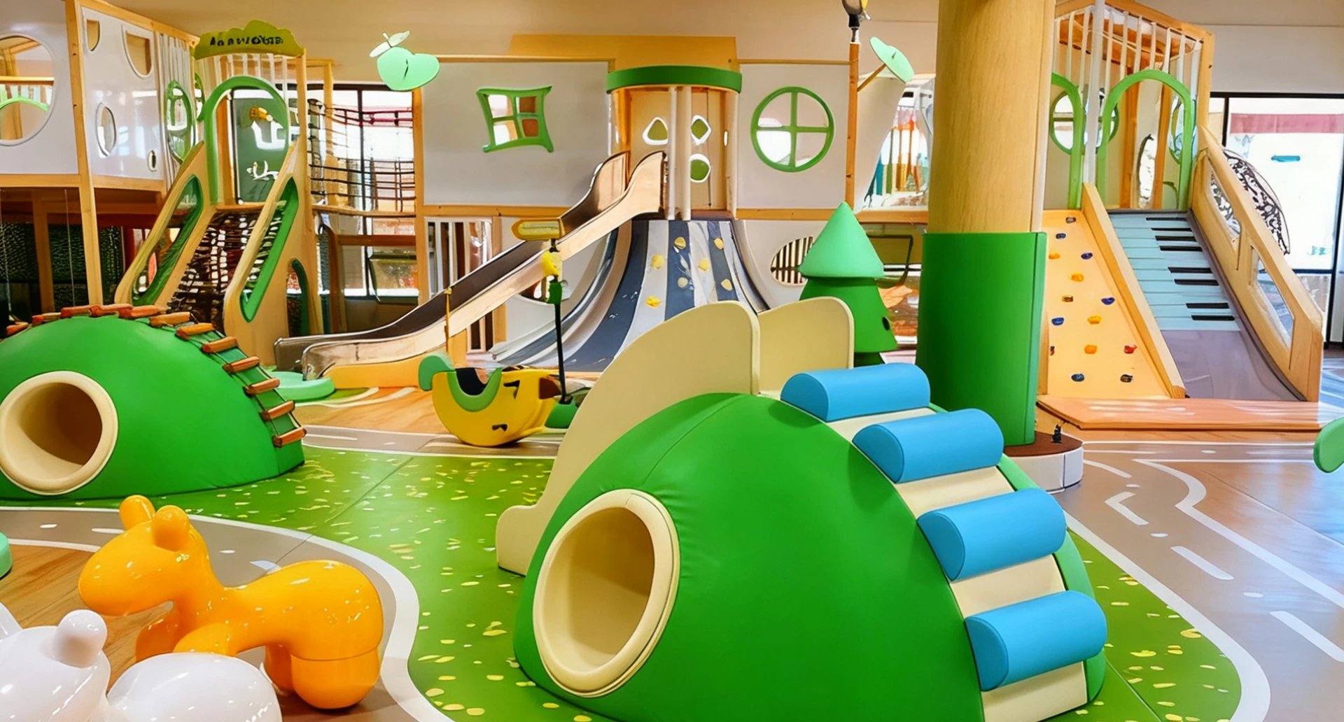 EPARK Jungle Theme Playground - Enchanted Forest Adventure Nature-Themed Playground for Kids