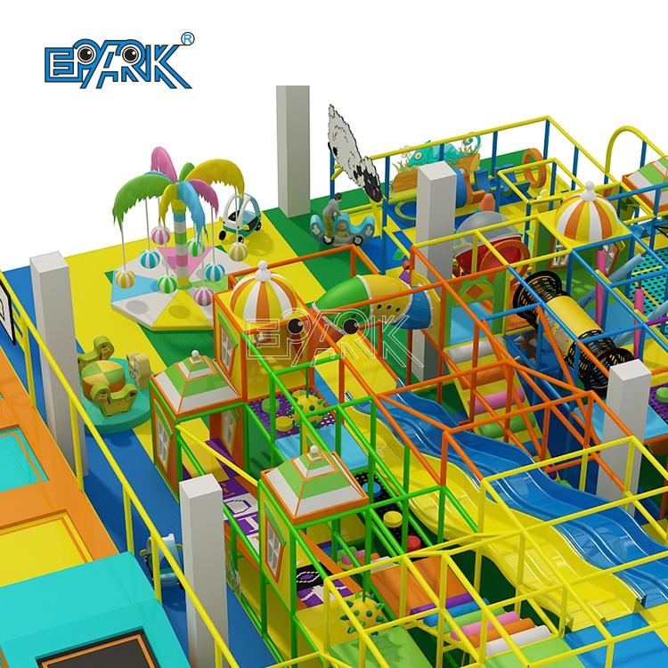 Explore indoor playground and trampoline combinations