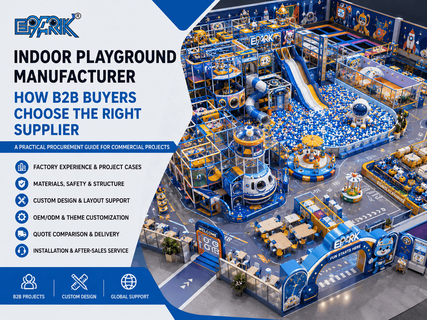 How to Choose a Reliable Indoor Playground Manufacturer for B2B Projects