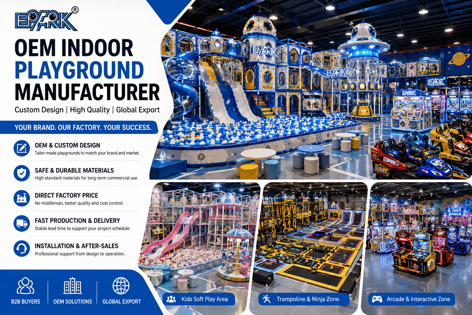 OEM Indoor Playground Manufacturer: Custom Solutions for B2B Projects