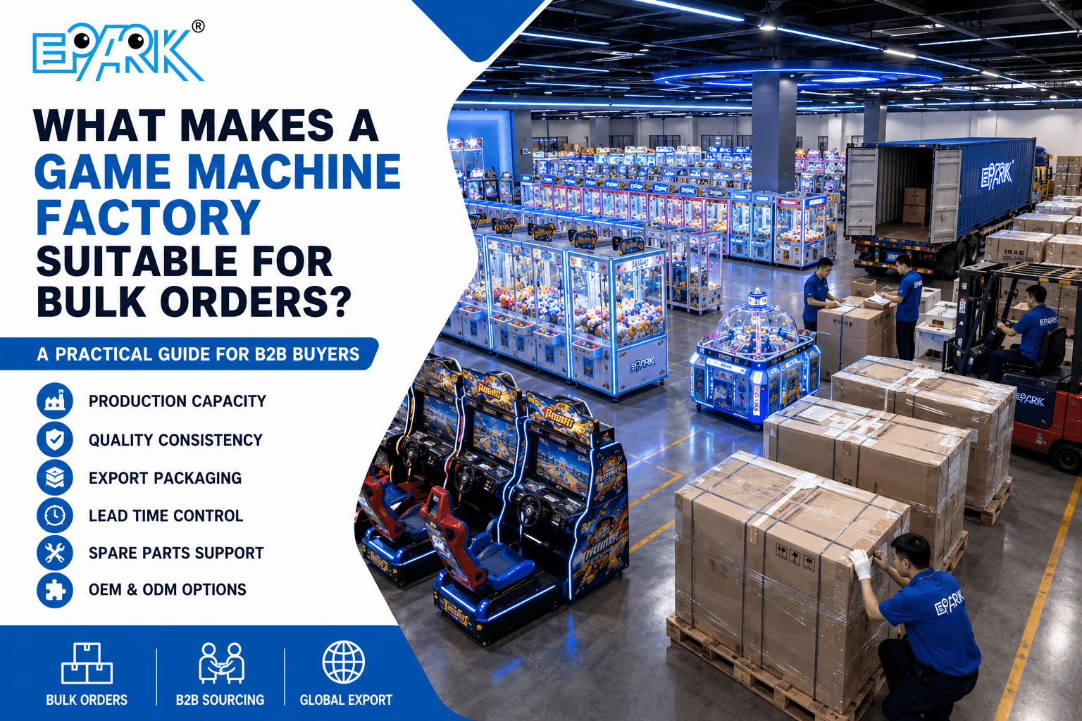 What Makes a Game Machine Factory Suitable for Bulk Orders?