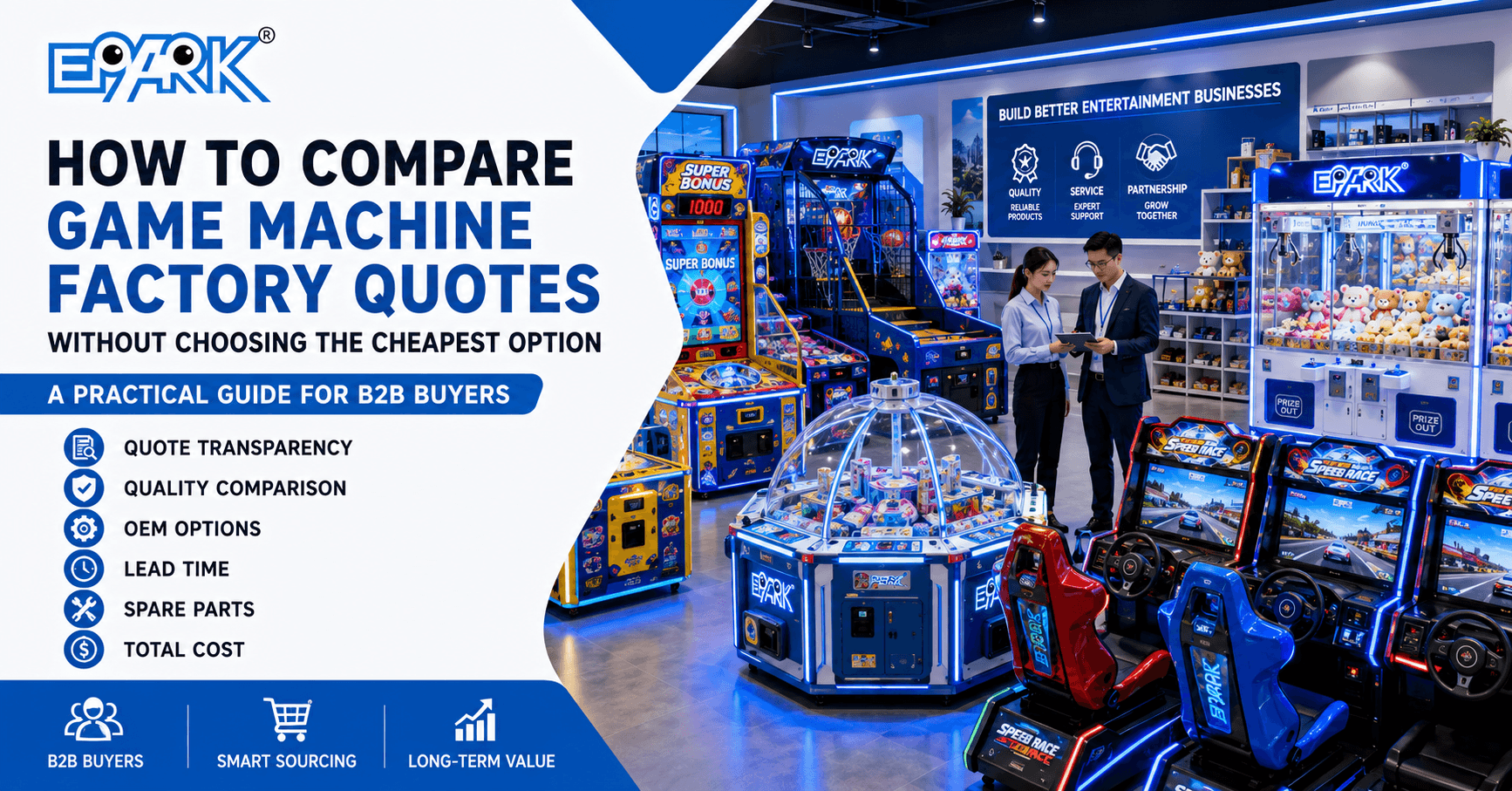 How to Compare Game Machine Factory Quotes Without Choosing the Cheapest Option
