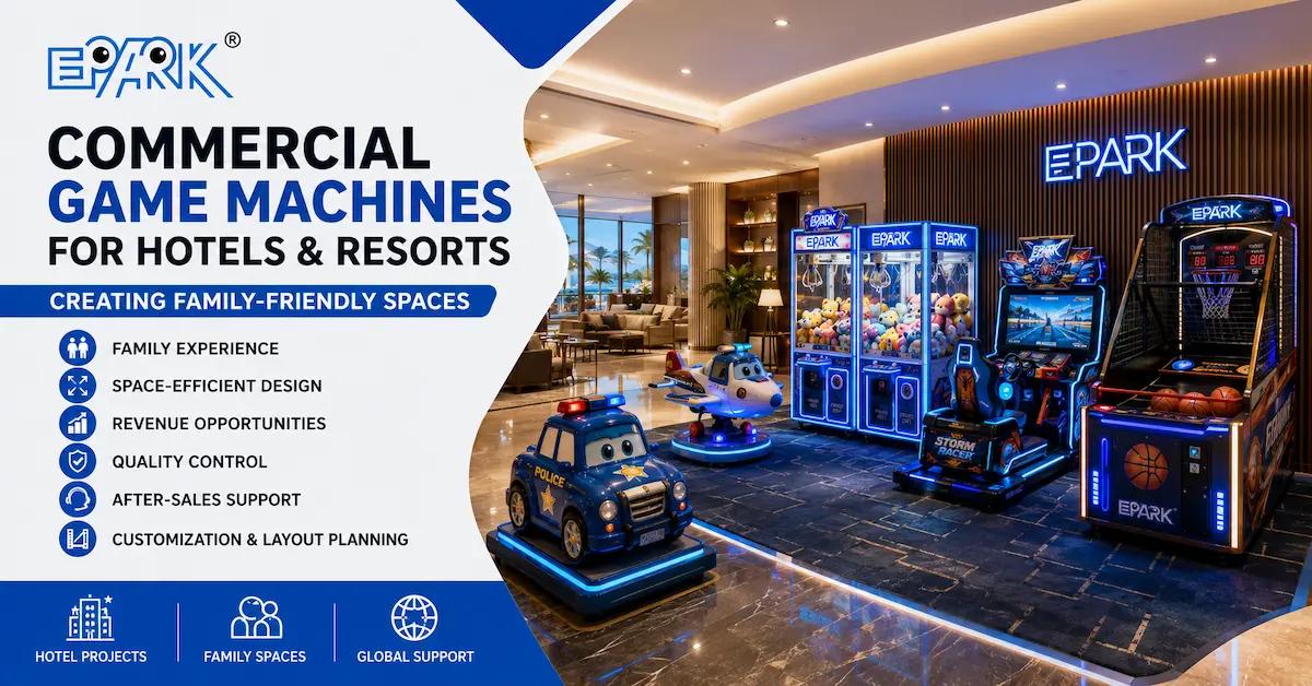 Commercial Game Machines for Hotels and Resorts: Creating Family-Friendly Spaces