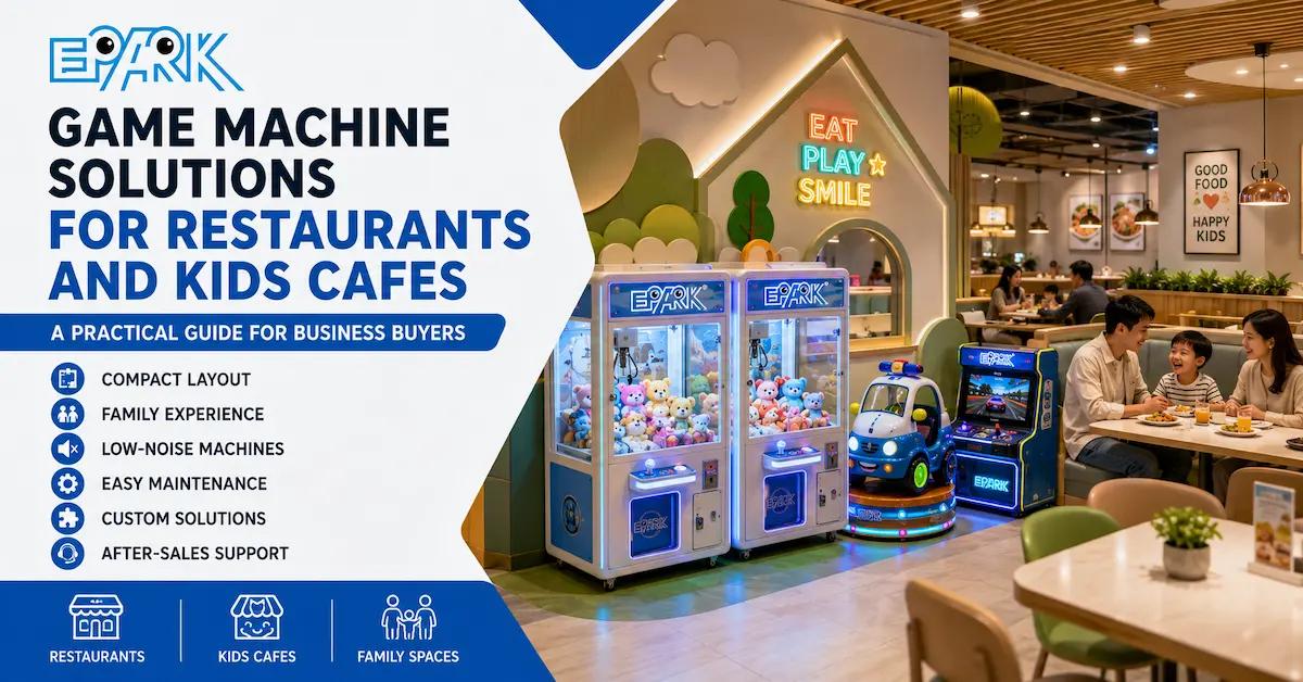 Game Machine Solutions for Restaurants and Kids Cafes
