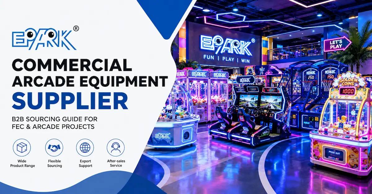Fournisseur d'équipement d'arcade commercial : comment les acheteurs B2B trouvent les bonnes machines pour les projets FEC