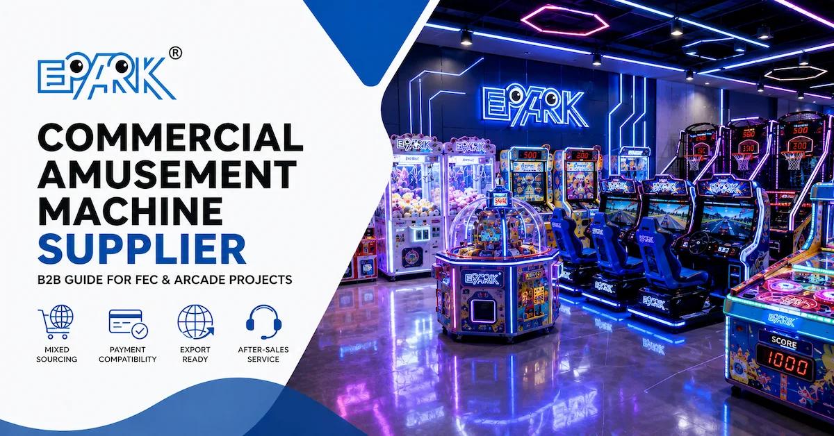 Commercial Amusement Machine Supplier: How B2B Buyers Build a Reliable Equipment Supply System