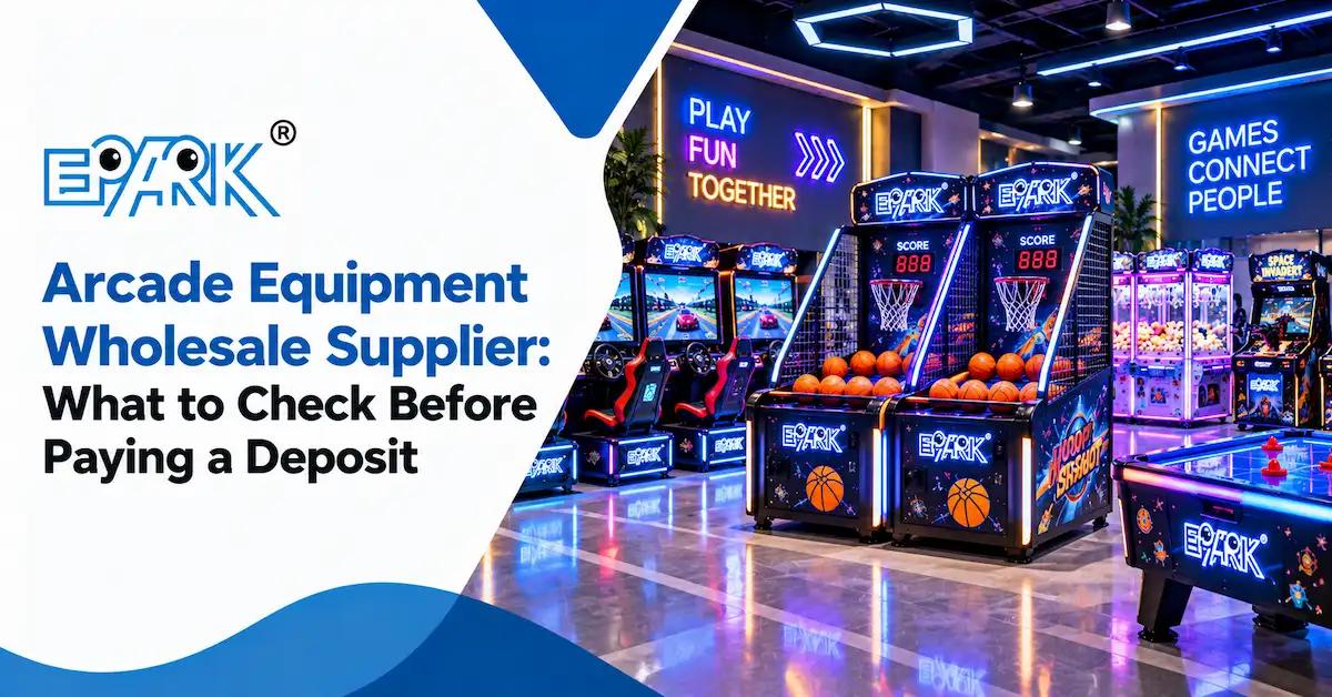 Arcade Equipment Wholesale Supplier: What to Check Before Paying a Deposit