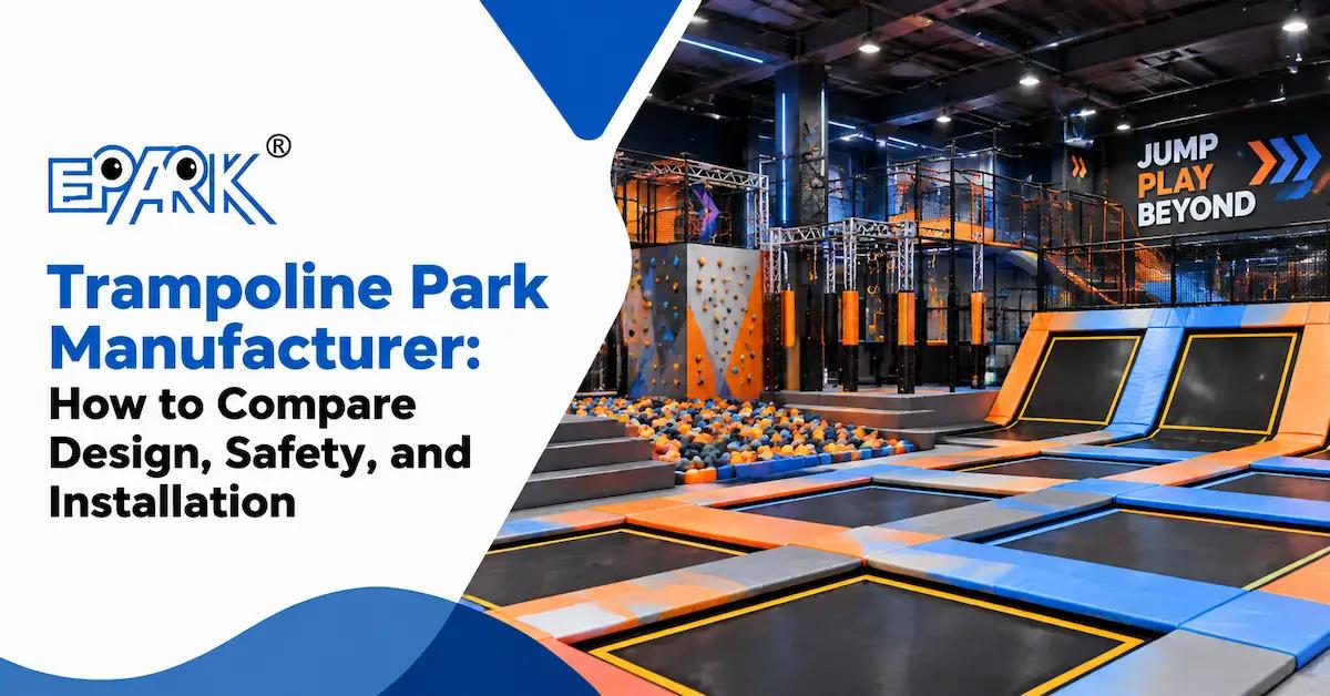 Trampoline Park Manufacturer: How to Compare Design, Safety, and Installation