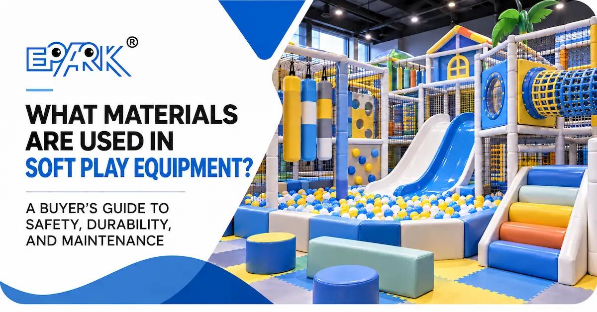 What Materials Are Used in Soft Play Equipment? A Commercial Buyer’s Guide to Safety, Durability, and Maintenance